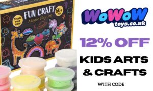 Wowow Toys: 12% First Order Discount on Kids Arts & Crafts