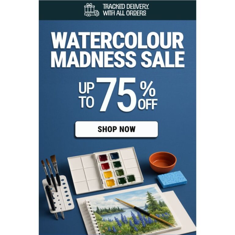 Watercolour Madness - up to 75% off!