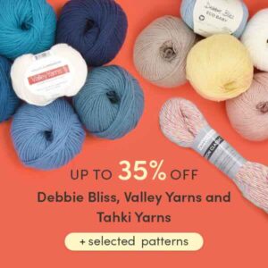 Love Crafts: Up to 35% off Debbie Bliss, Valley Yarns and Tahki Yarns