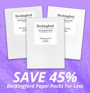 The Art Shop Skipton: 45% Off - Bockingford Watercolour Paper Packs