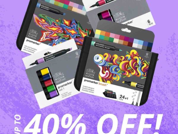 The Art Shop Skipton: Up to 40% Off Winsor & Newton ProMarker Sets
