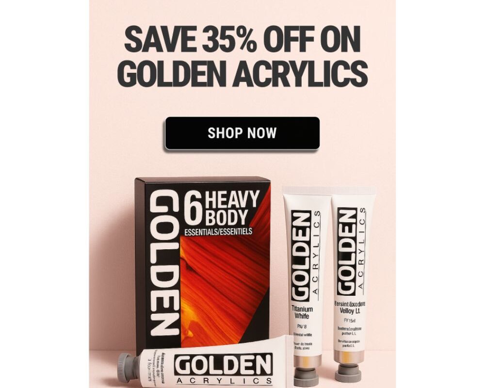 Cowling & Wilcox: Golden Acrylics All For 35% off