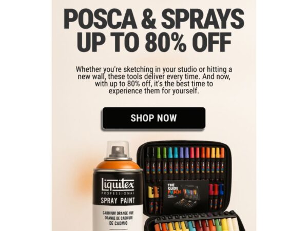 Cowling & Wilcox: Up to 80% Off Posca & Sprays