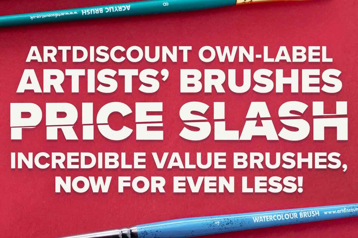 Art Discount: ARTdiscount Own-Label Brushes Price SLASH