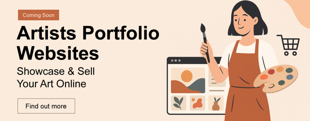 Artists Portfolio Websites done for you