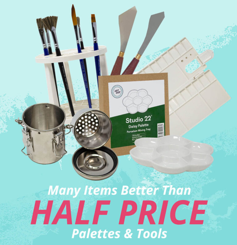 The Art Shop Skipton: Palettes & Tools Upto Half Price