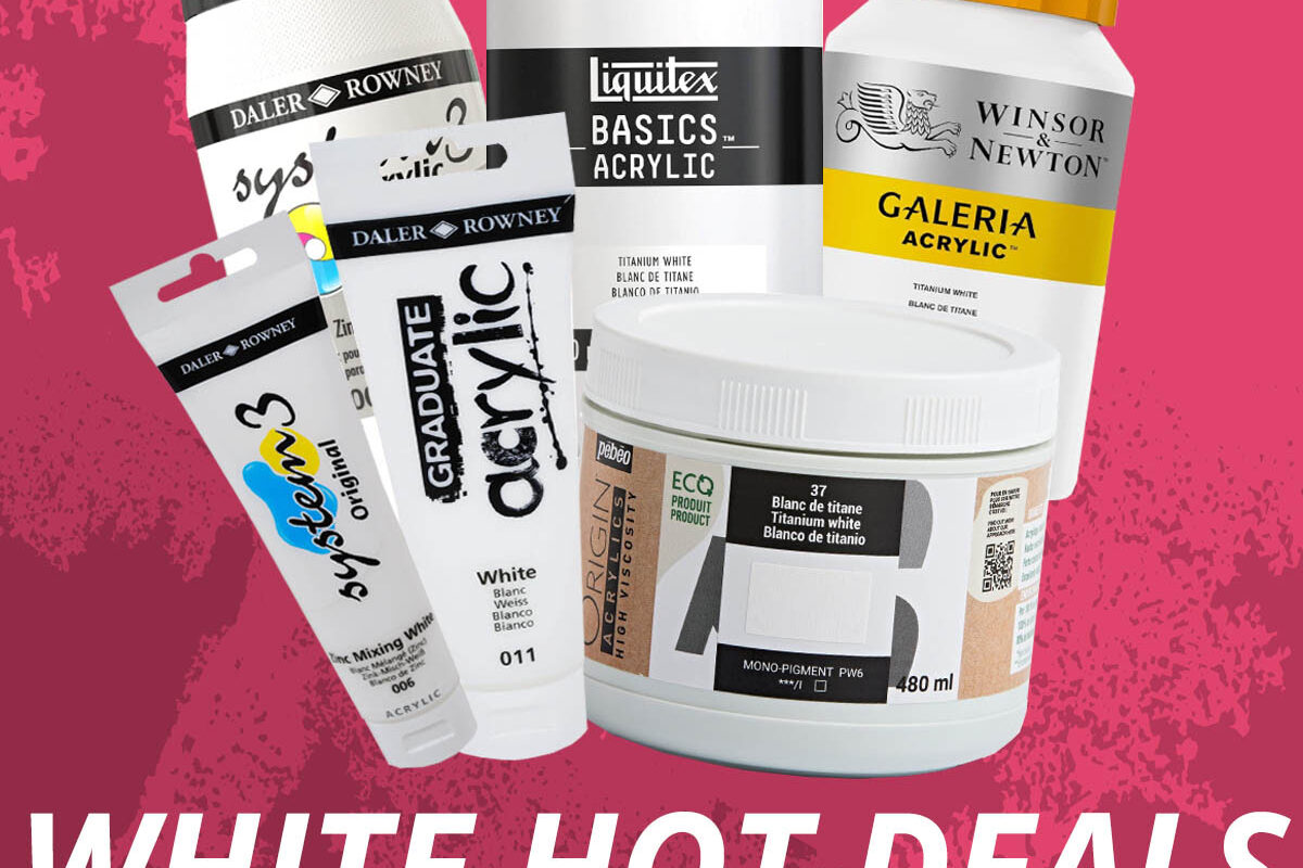 The Art Shop Skipton: White Hot Deals on White Acrylic