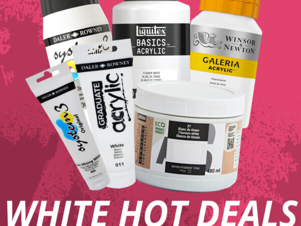 The Art Shop Skipton: White Hot Deals on White Acrylic