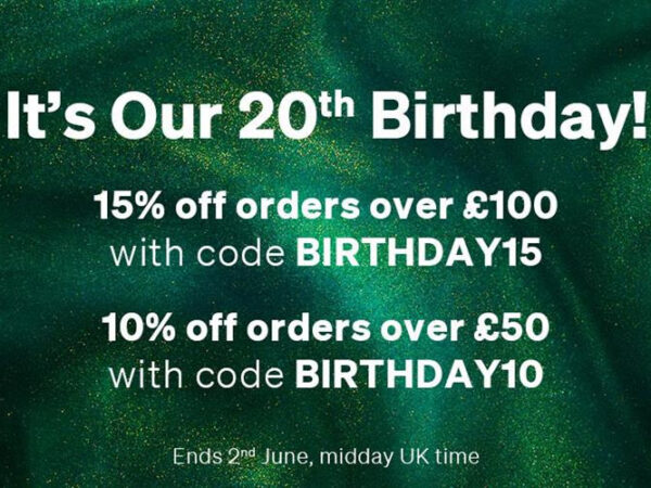 Cult Pens: 20th Birthday Celebration – Save 10% or 15%!