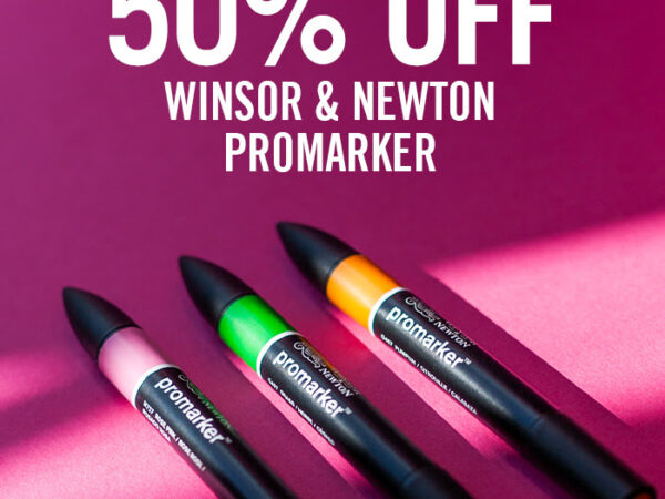 Cass Art: 50% Off Winsor & Newton Promarkers