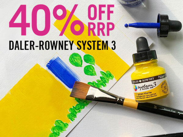 Cass Art: 40% off ALL System 3 Acrylic