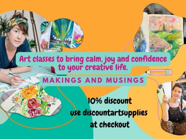 Makings & Musings: 10% off their Online Art Courses (with code)