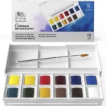 Winsor & Newton Winsor & Newton Cotman Watercolour (Including 1 Artist's Quality) Sketchers Pocket Box of 12 Half Pan