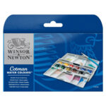 Winsor & Newton Winsor & Newton Cotman Watercolour (Including 1 Artist's Quality) Sketchers Pocket Box of 12 Half Pan