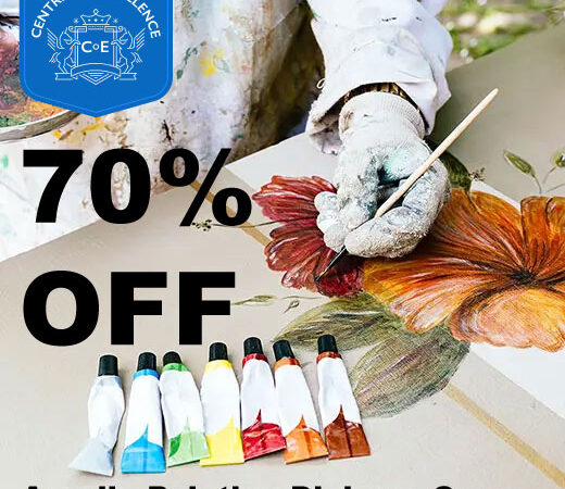 Centre of Excellence: 70% off their Acrylic Painting Diploma Course (with code)