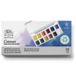 Winsor & Newton Winsor & Newton Cotman Watercolour (Including 1 Artist's Quality) Sketchers Pocket Box of 12 Half Pan