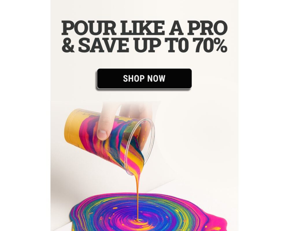 Cowling & Wilcox: Paint Pouring Sale: Up to 70% Off
