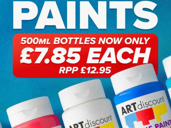 ARTdiscount: Own-Label Acrylic Paints - Now Only £7.85 Each