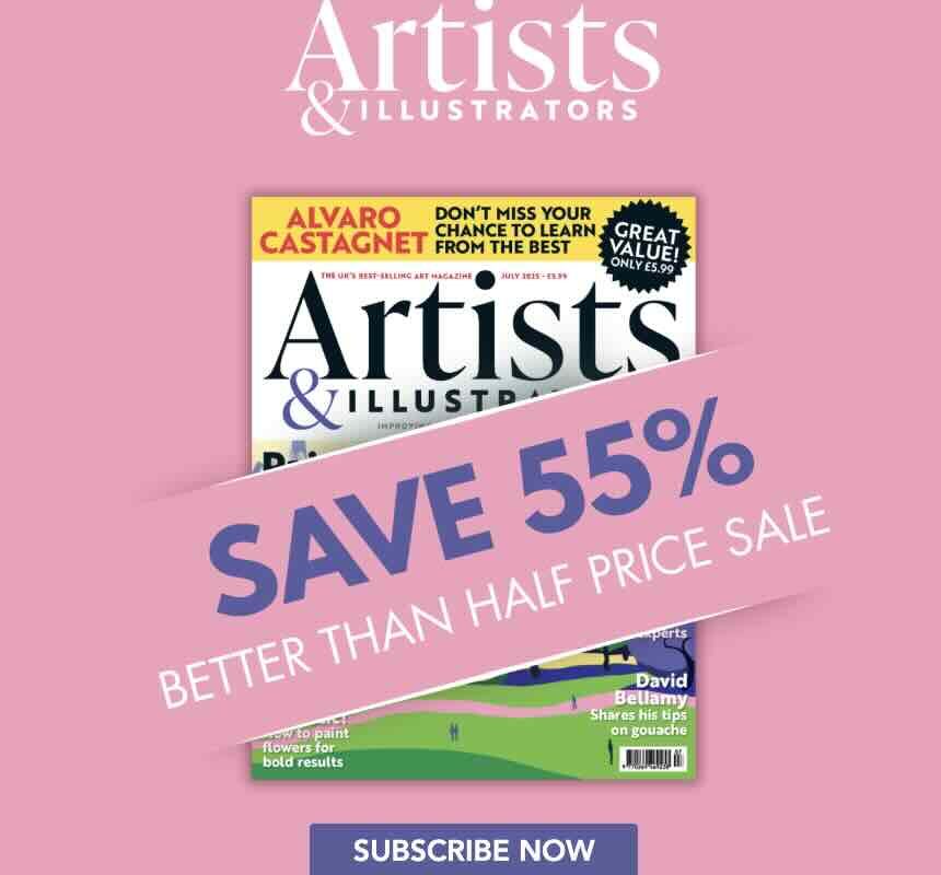 Artists & Illustrators: Unlock a year of creativity: Only £34.50 for inspiring art & expert advice!