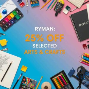 Ryman: 25% Off Selected Arts & Crafts