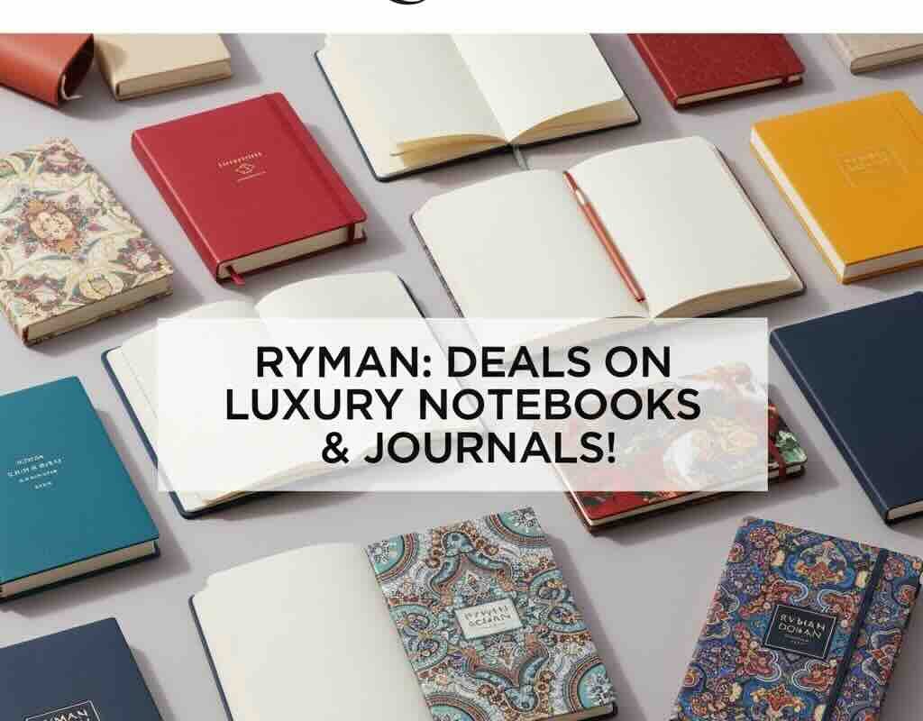 Ryman: Deals on Luxury Notebooks & Journals!