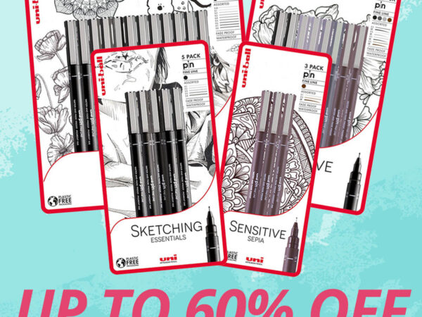 Uni-Ball Pin Fineliner Sets - Now Up to 60% Off!