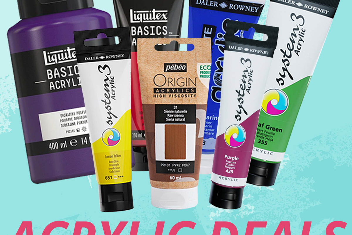 The Art Shop Skipton: Big Brand Acrylics -Up To 40% Off!