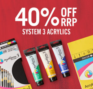 Cass Art: 40% off all System 3 Acrylic
