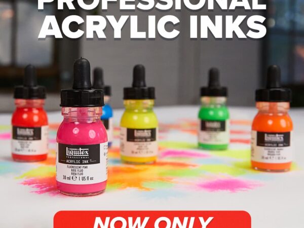 Art Discount: Liquitex Professional Acrylic Inks 30ml Now Only £4.50 Each