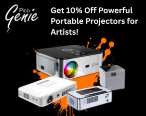 Pico Genie: Get 10% Off Powerful Portable Projectors for Artists!