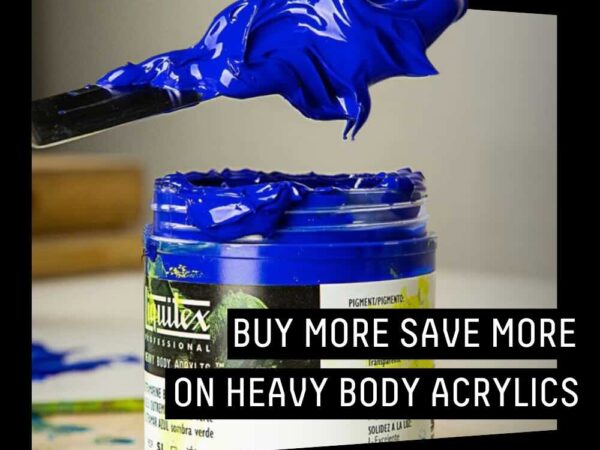 Liquitex: SAVE UP TO 20% ON LARGE-SIZE HEAVY BODY ACRYLICS