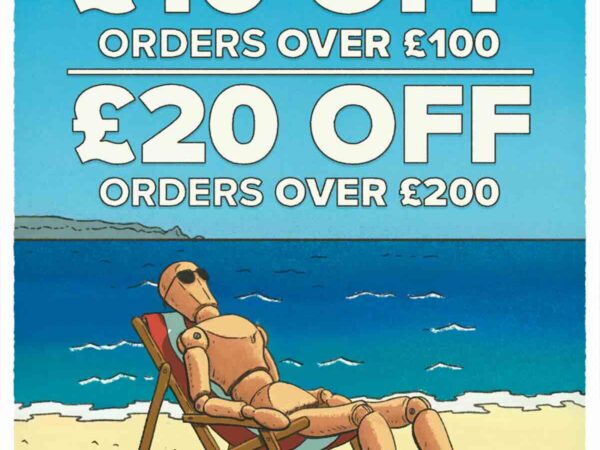Art Discount: £10 off any order over £100 or save £20 off any order over £200