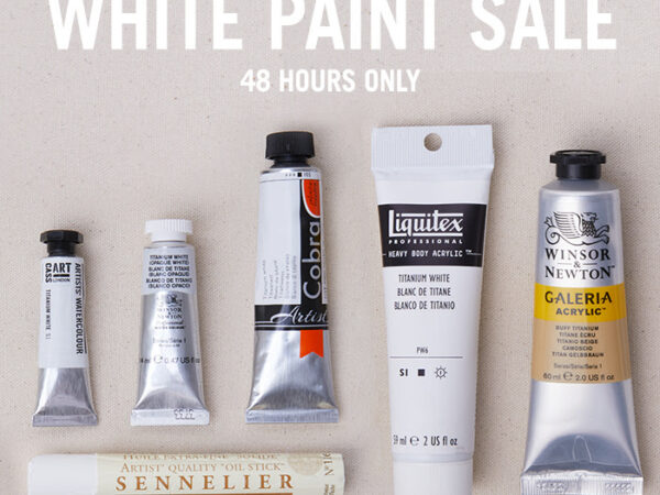 Cass Art: White Paint Sale | 48 hours only