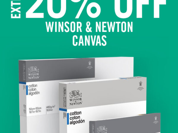 Cass Art: Extra 20% off Winsor & Newton Canvas