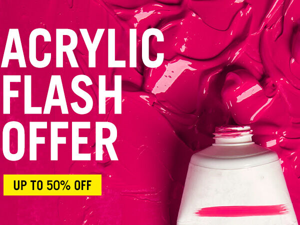 Cass Art: Acrylic Paint Flash Offer (ends July 28th)