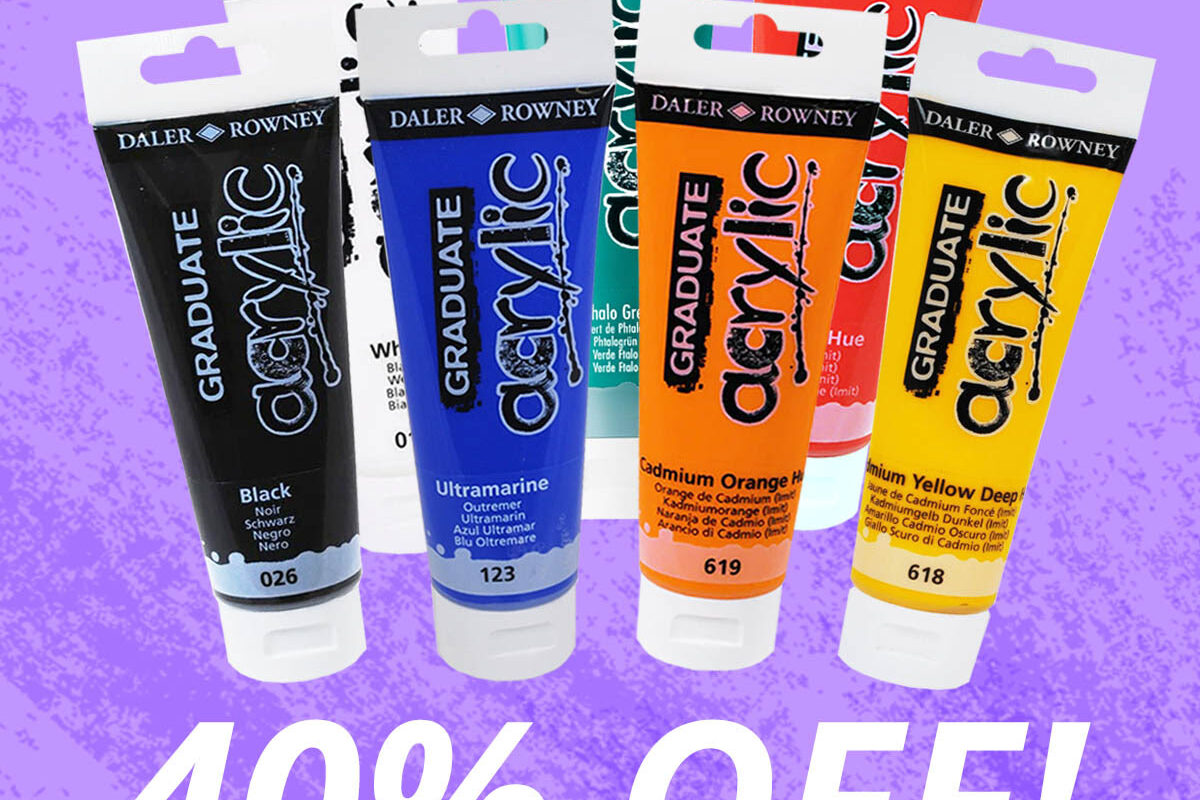 The Art Shop Skipton: Daler-Rowney Acrylics - Just £2.99 A Tube