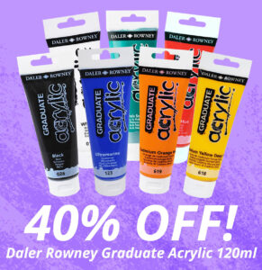 The Art Shop Skipton: Daler-Rowney Acrylics - Just £2.99 A Tube