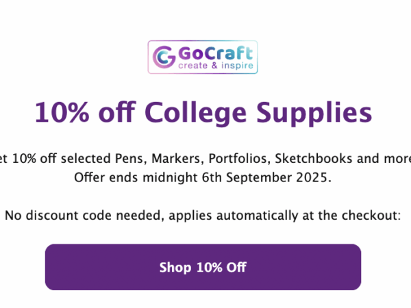 GoCraft: 10% Off College Supplies