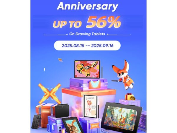 XPPen: 20th Anniversary - Up to 56% Off