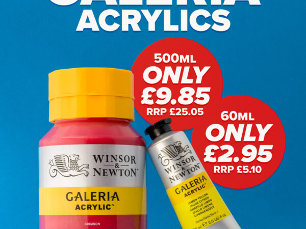 Art Discount: Exclusive Offer on Winsor & Newton Galeria Acrylics!