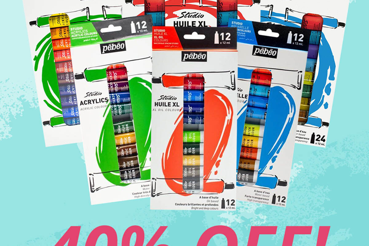 Art Shop Skipton: 40% Off Pebeo Paint Sets!