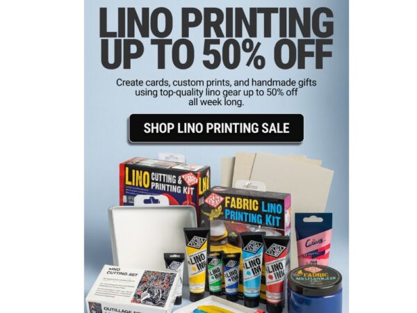 Cowling & Wilcox: Lino Printing Essentials Sale Up to Half Price!