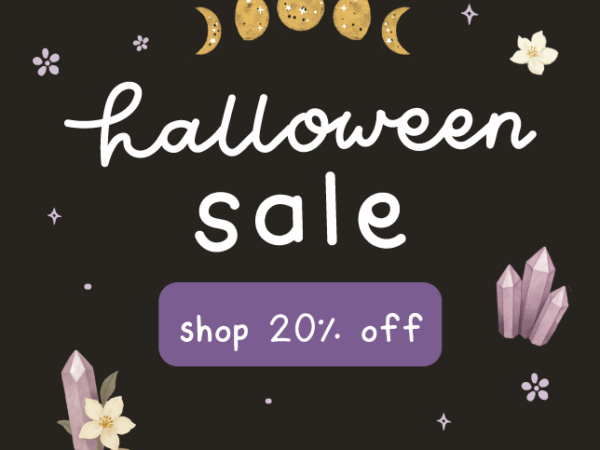 Notebook Therapy: 20% off Flash Halloween Sale (with code)