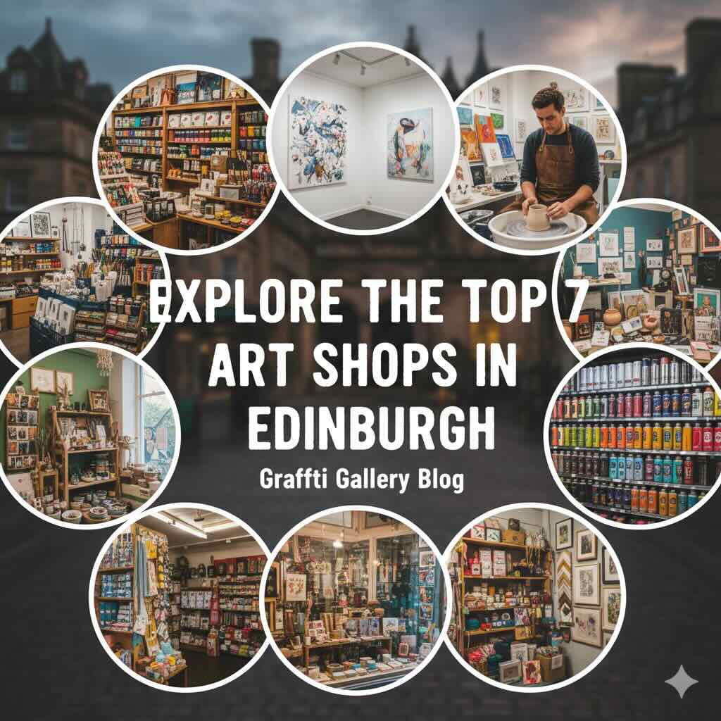 Explore the Top 7 Art Shops in and Around Edinburgh