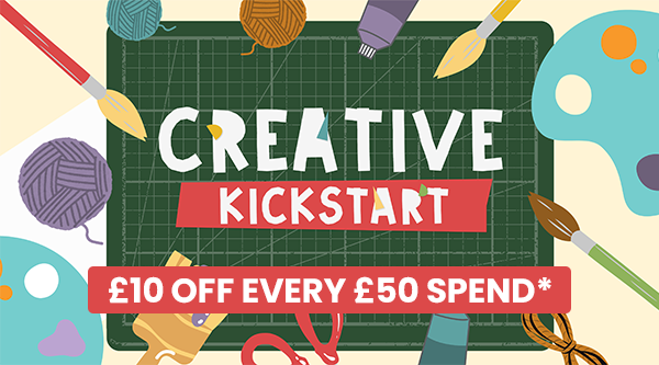 Hobbycraft: Get £10 off when you spend £50!