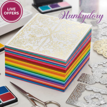 Hunkydory Crafts Live Deals and Offers