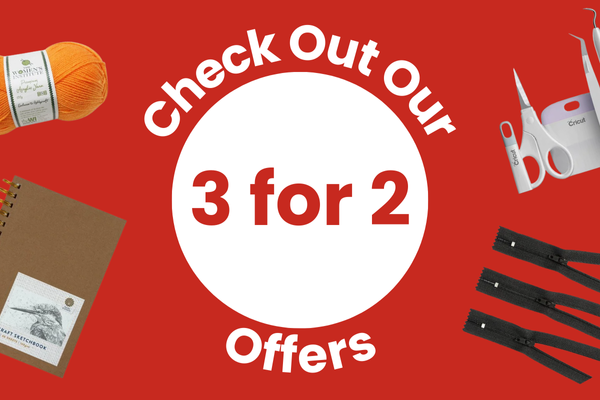 Hobbycraft: 3 for 2 offers