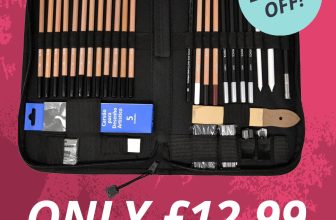 The Art Shop Skipton: 40 Piece Drawing & Sketching Set - £22.00 Off 