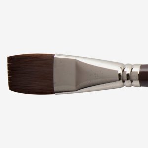 Winsor & Newton Galeria Acrylic Flat Brush, Long Handle