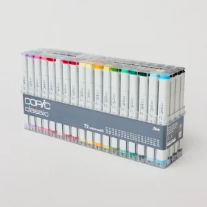 Copic Classic Markers Set B - 72 Alcohol-Based Colours